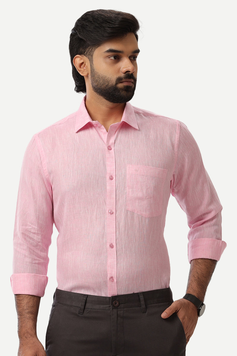 Pink formal shirt mens hotsell