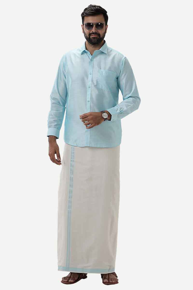 Blue And White Combination Shirt Buy Lee Blue White Cotton Slim