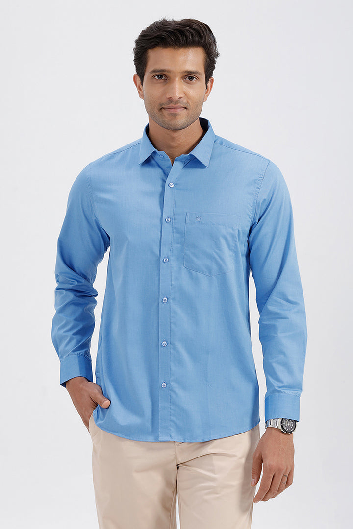 Sky Blue Formal Shirt for Men