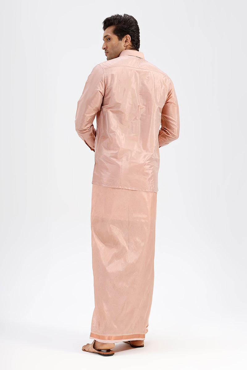 2 in 1 dhoti shirt combo