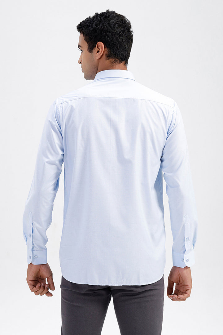 Vivanta – Light Sky Blue Formal Shirt for Men | Ariser