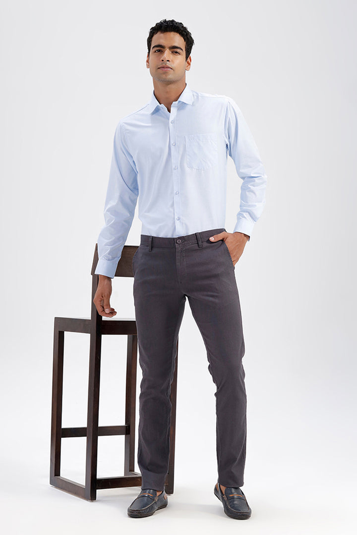 Vivanta – Light Sky Blue Formal Shirt for Men | Ariser