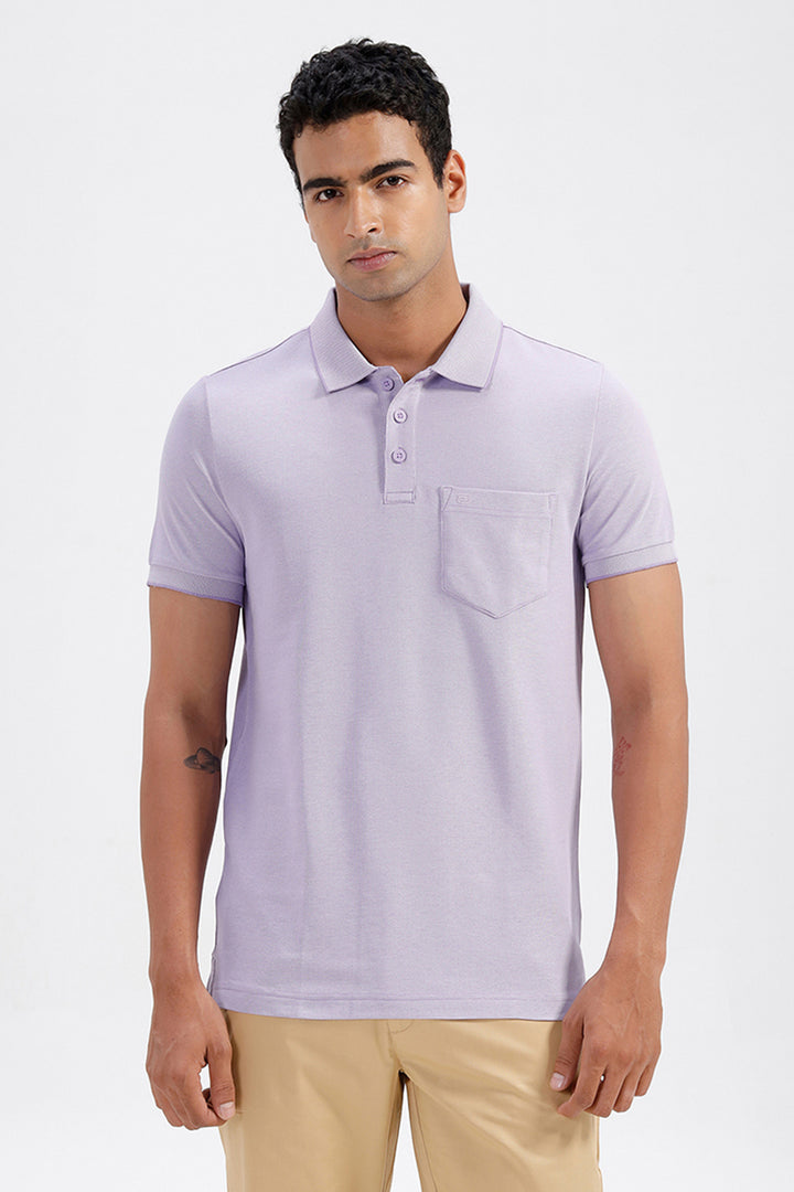 Golf Polo  -  Lavender Purple T-Shirts For Men | Ariser
