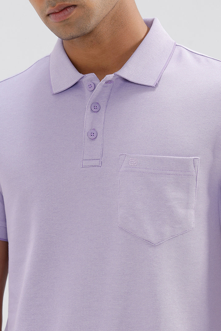 Golf Polo  -  Lavender Purple T-Shirts For Men | Ariser