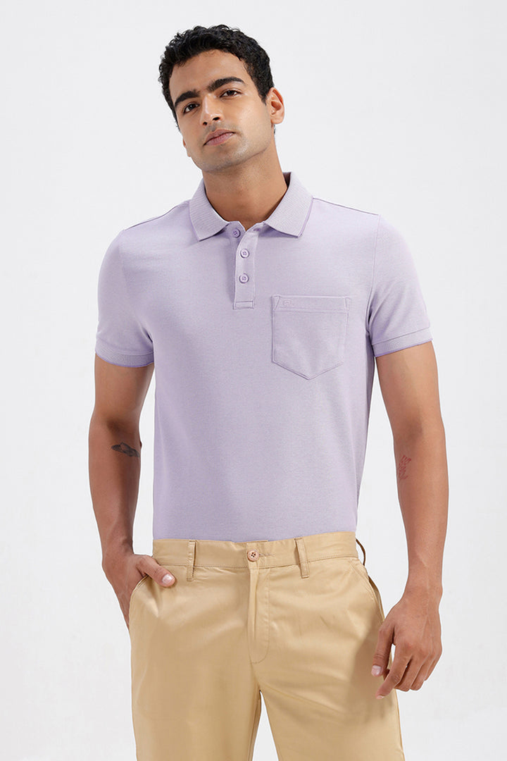 Golf Polo  -  Lavender Purple T-Shirts For Men | Ariser