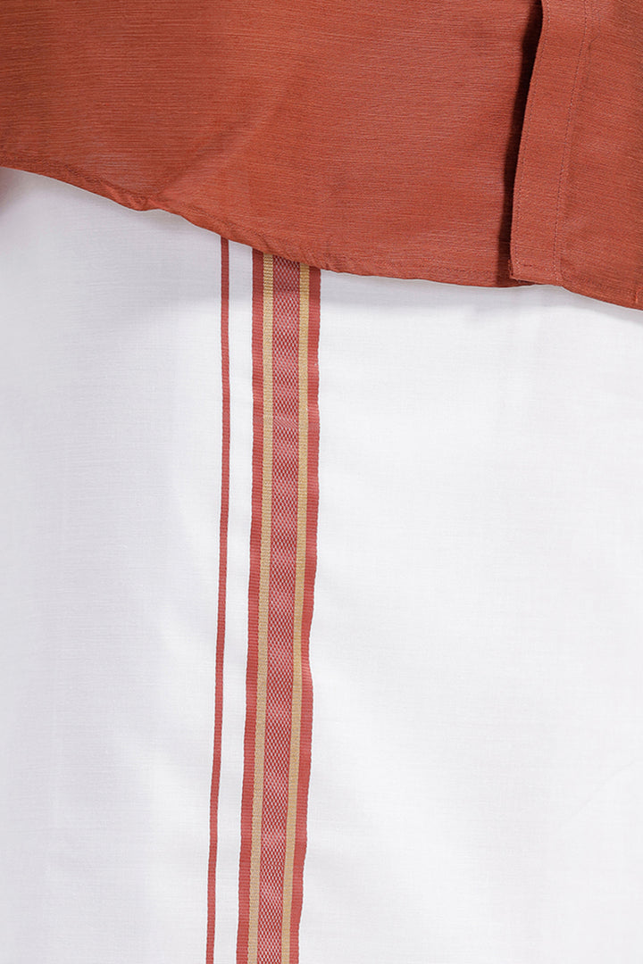 Fancy Border Dhoti for Men