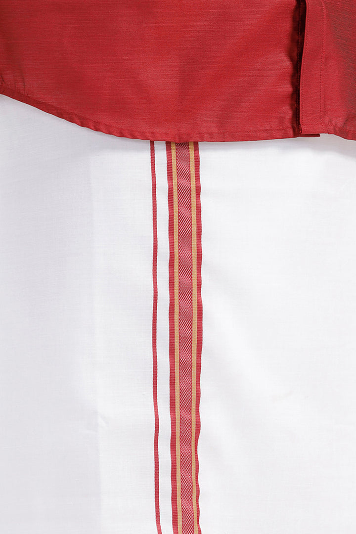 Fancy Border Dhoti for Men