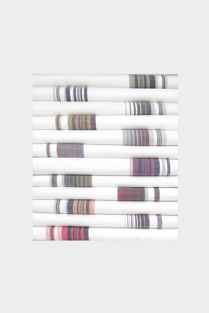 Bhargav Arima - Gray Black Smooth Cotton Double Layered Dhoti With Fancy Borders | Uathayam