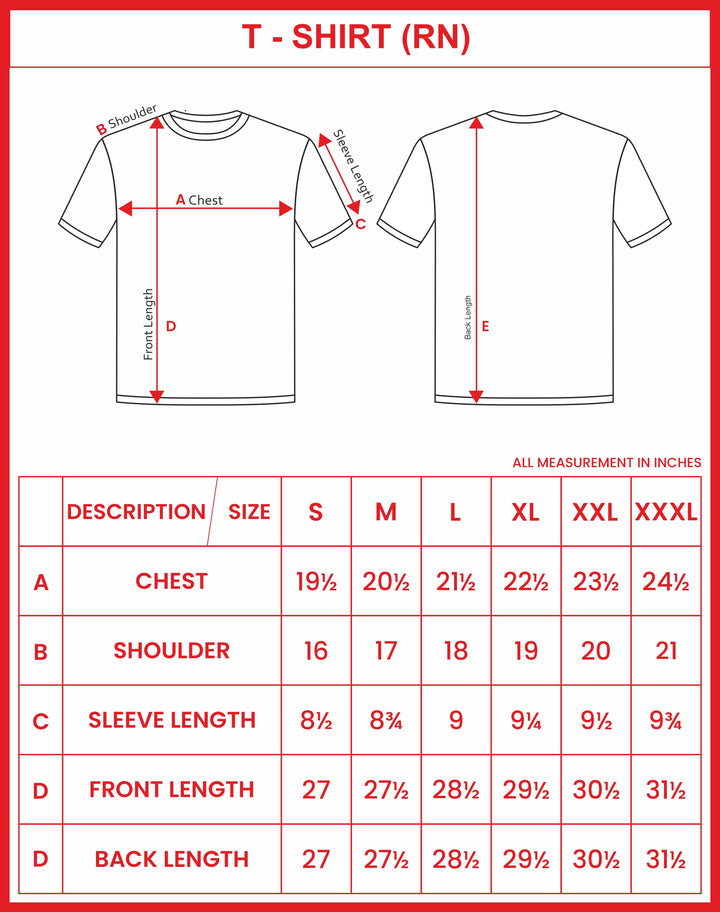 Round Neck Cotton Rich Blend T-shirt Combos Pack Of 3