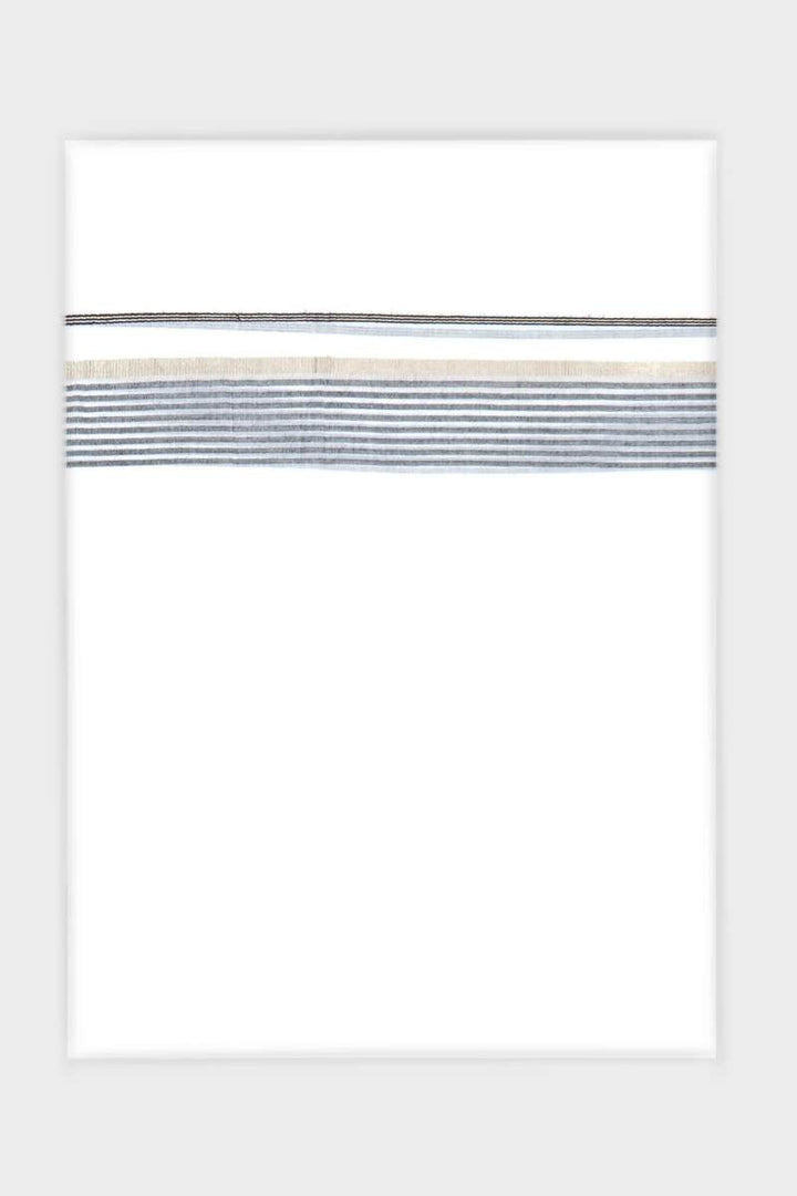 Bloom Crystal - Chorcoal Black Smooth Cotton Double Layered Dhoti With Fancy Borders | Uathayam