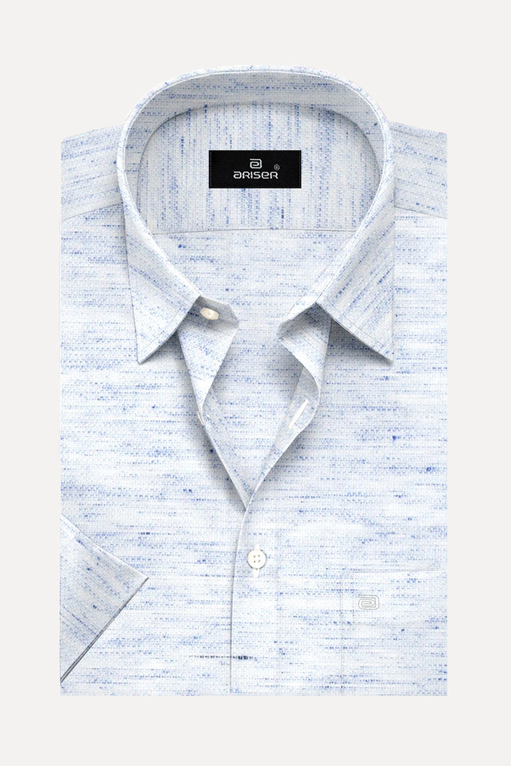 Kashmir - Light Blue Formal Shirts for Men | Ariser