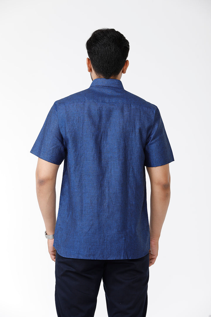 berry linen shirt