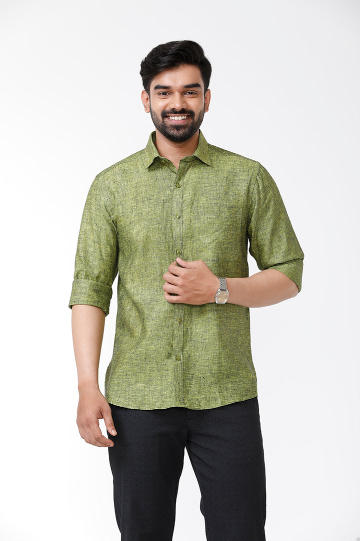 green shirt