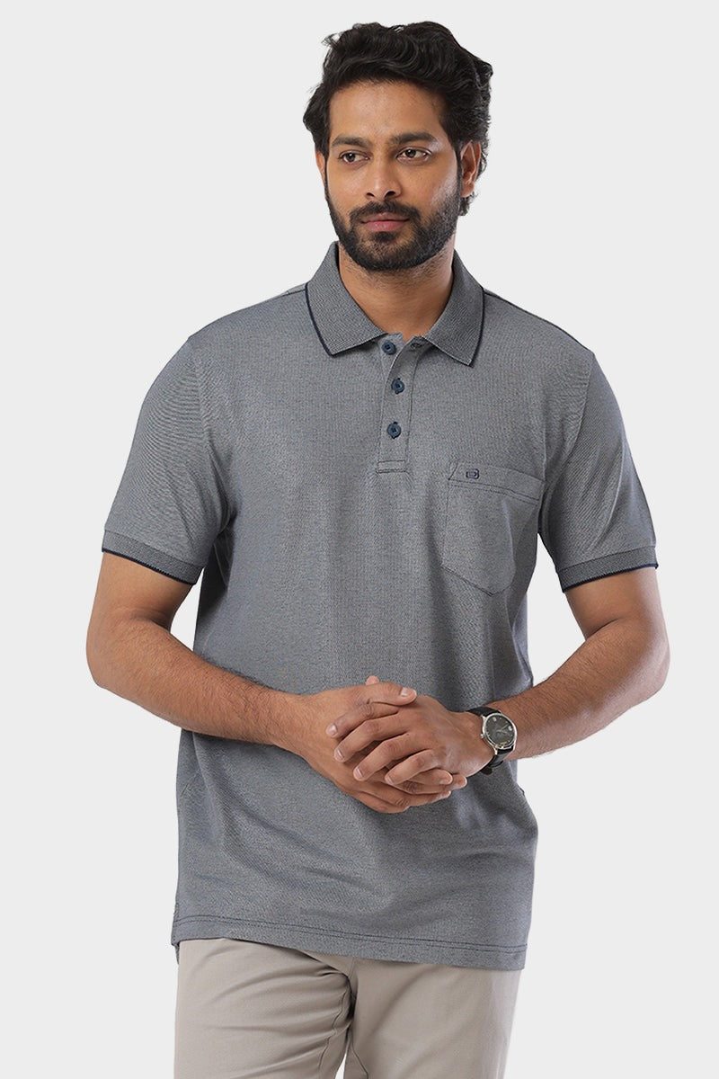 Golf Polo Iron Gray T-Shirts For Men Ariser
