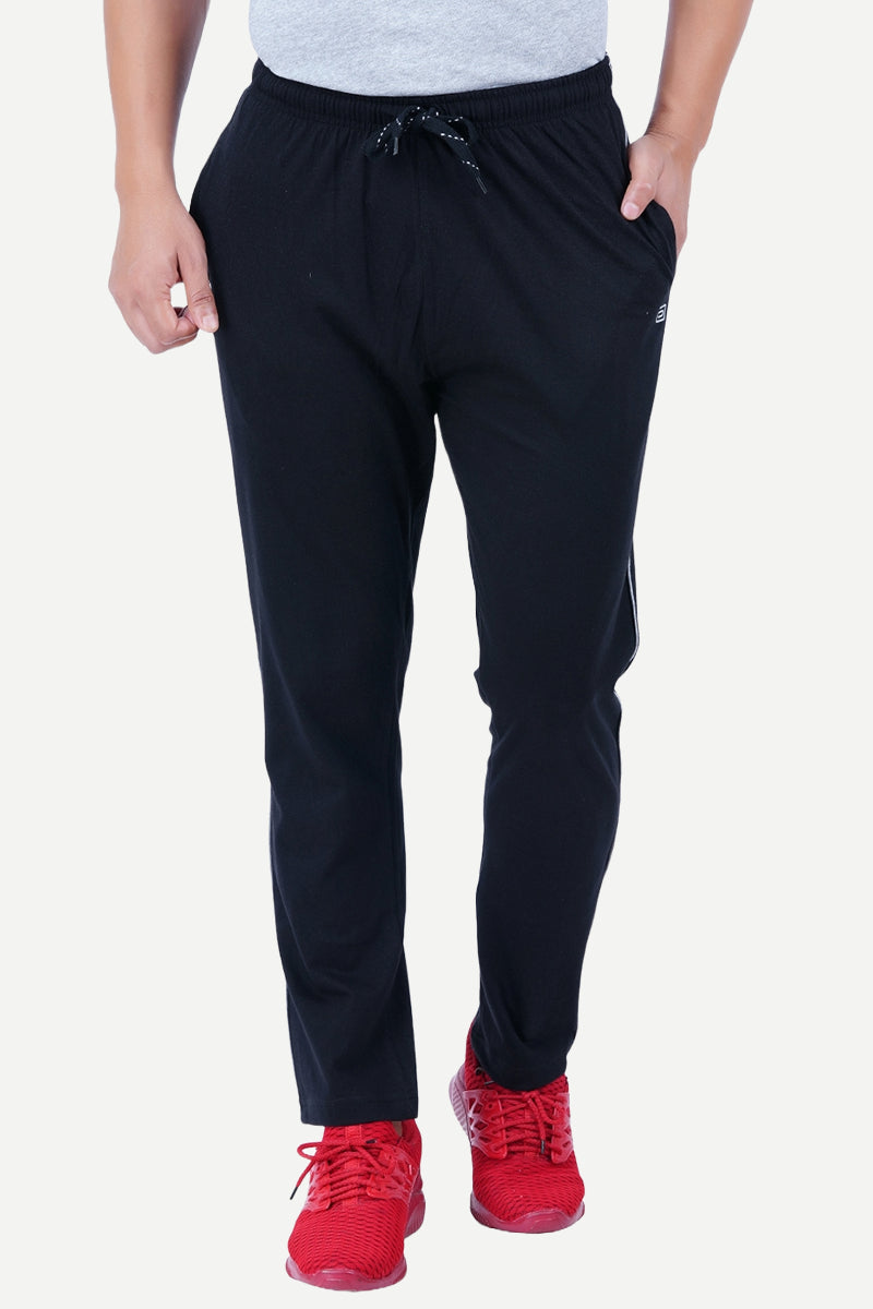 Track Pants Black Jogging bottoms For Mens Ariser – Uathayam