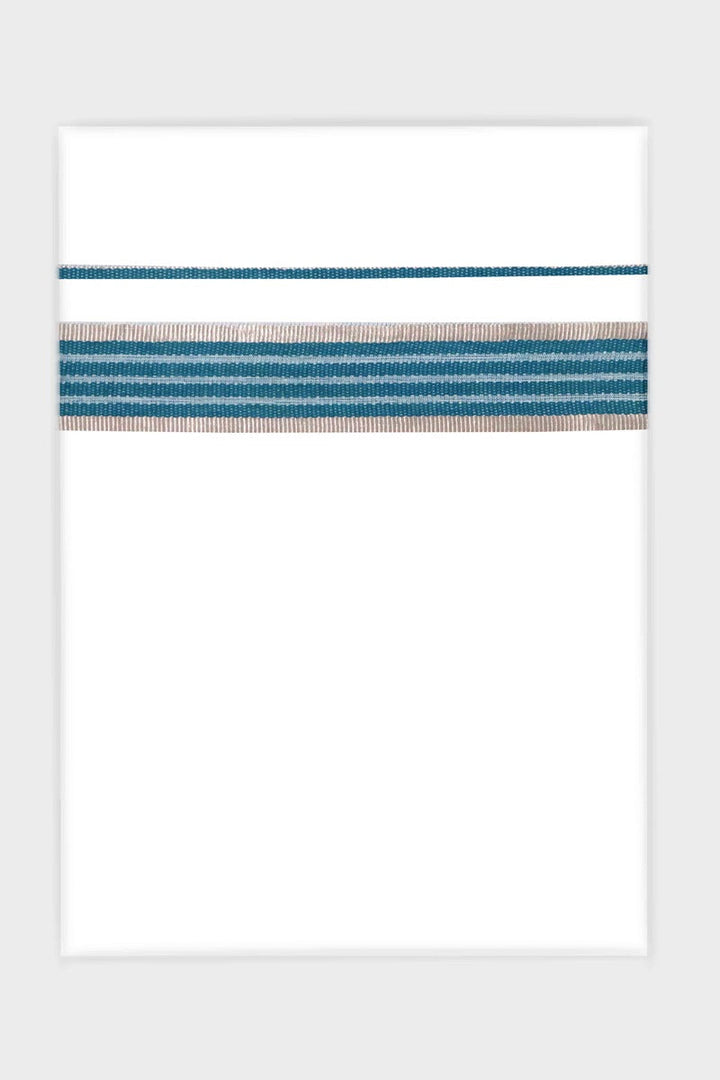 Felix Yadav - Ramar Blue Smooth Cotton Double Layered Dhoti With Fancy Borders | Uathayam