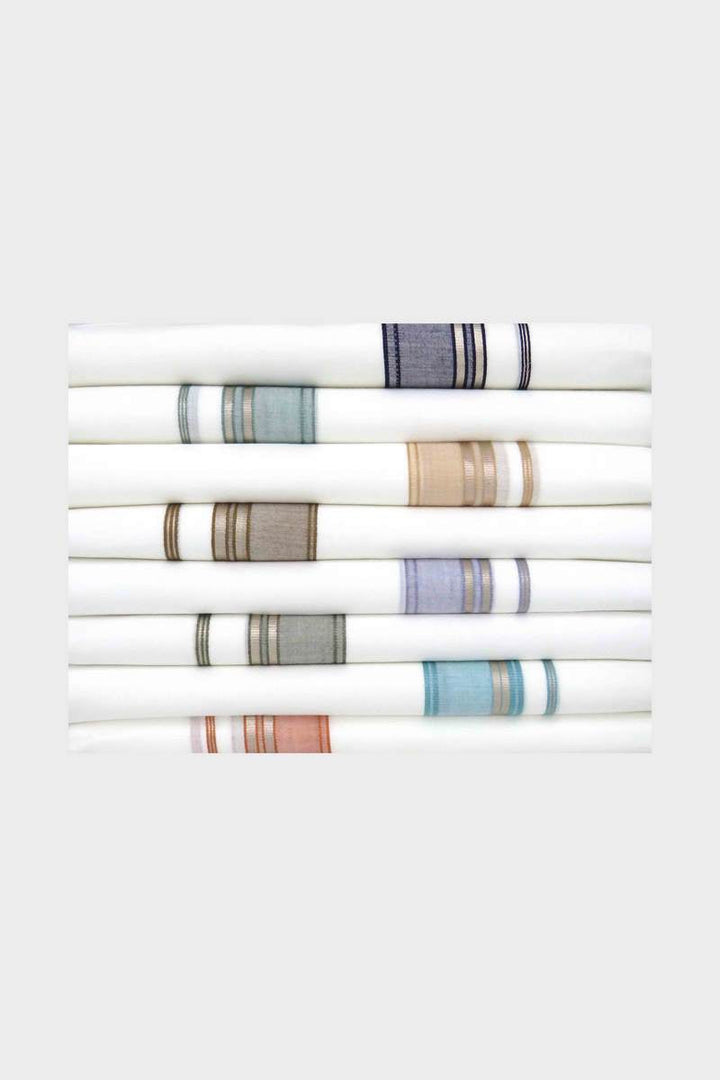 Art Crystal - Soft Kavi Smooth Cotton Double Layered Dhoti With Fancy Borders | Uathayam