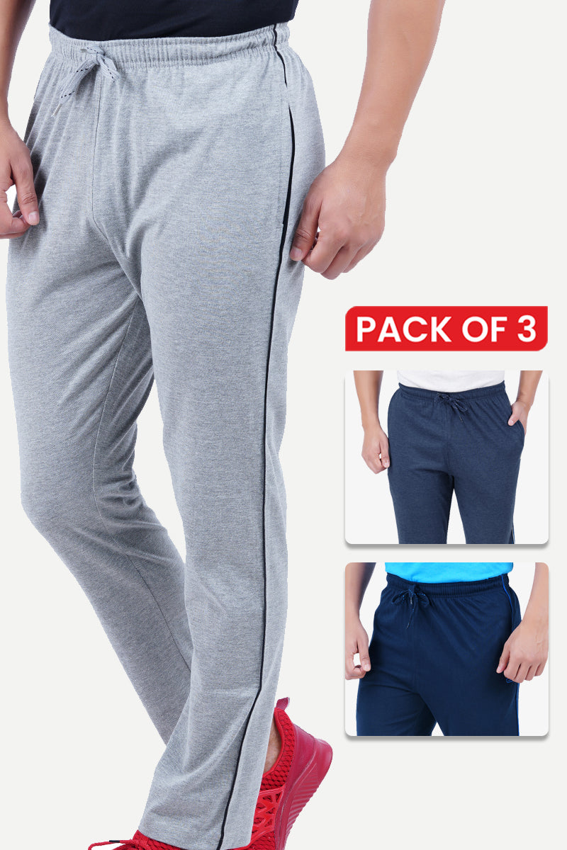 Track Pants Jogging Bottoms For Mens Combo Pack Of 3 Ariser