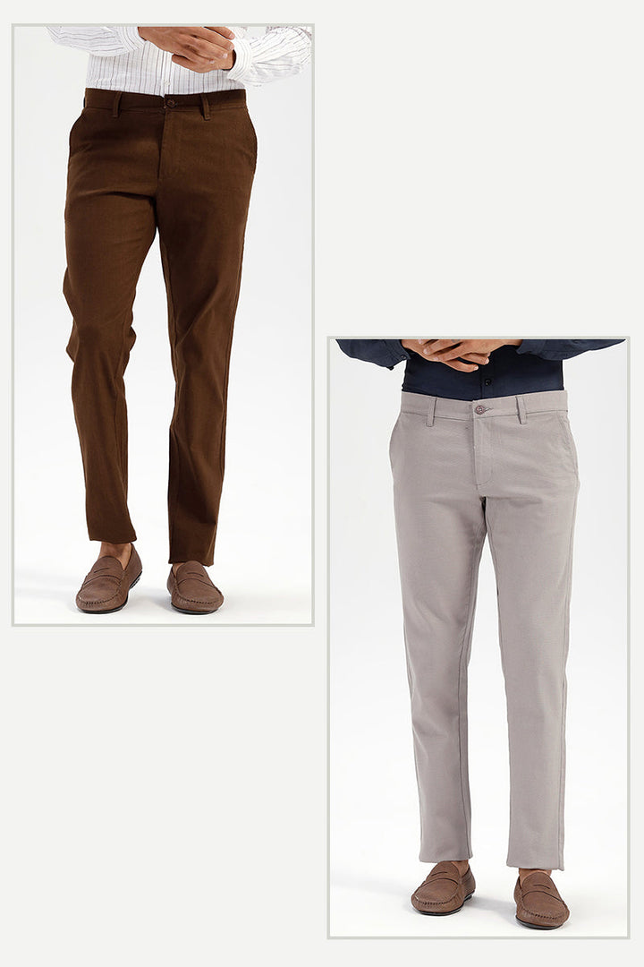 pack of 2 trousers for men