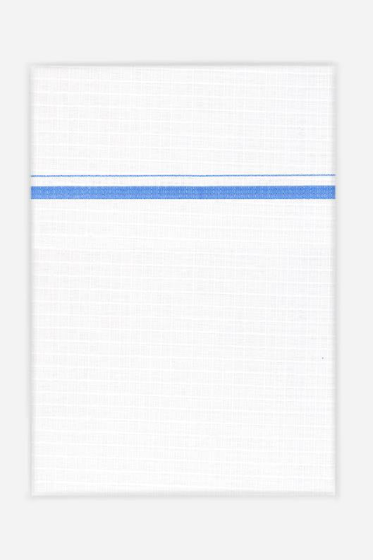 Nikon - Ocean Blue Single Layered Dhoti For Men | Uathayam