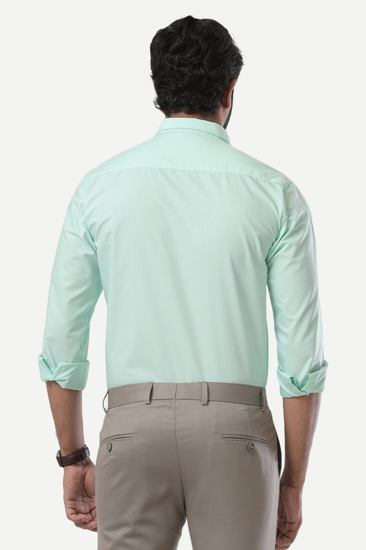 Denmark - Turquoise Green Formal Shirts for Men | Ariser