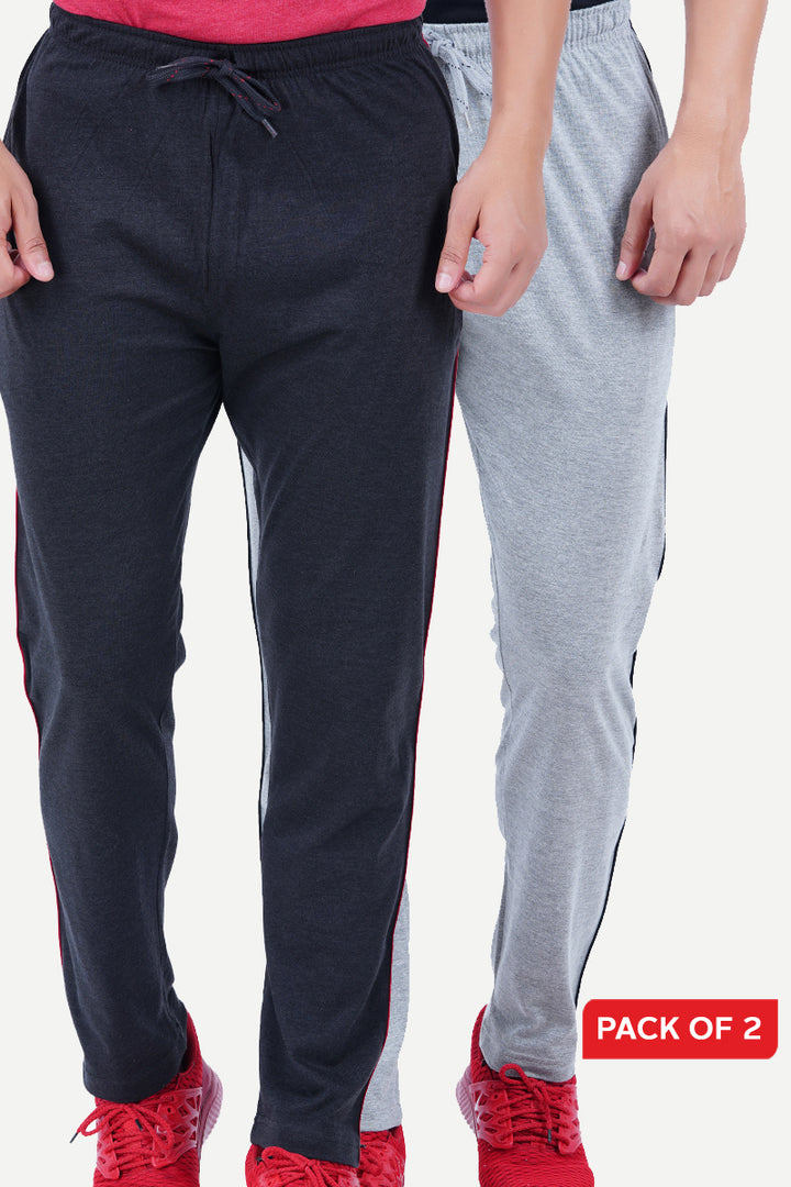 Track Pants - Jogging Bottoms For Mens Combo Pack Of 2 | Ariser