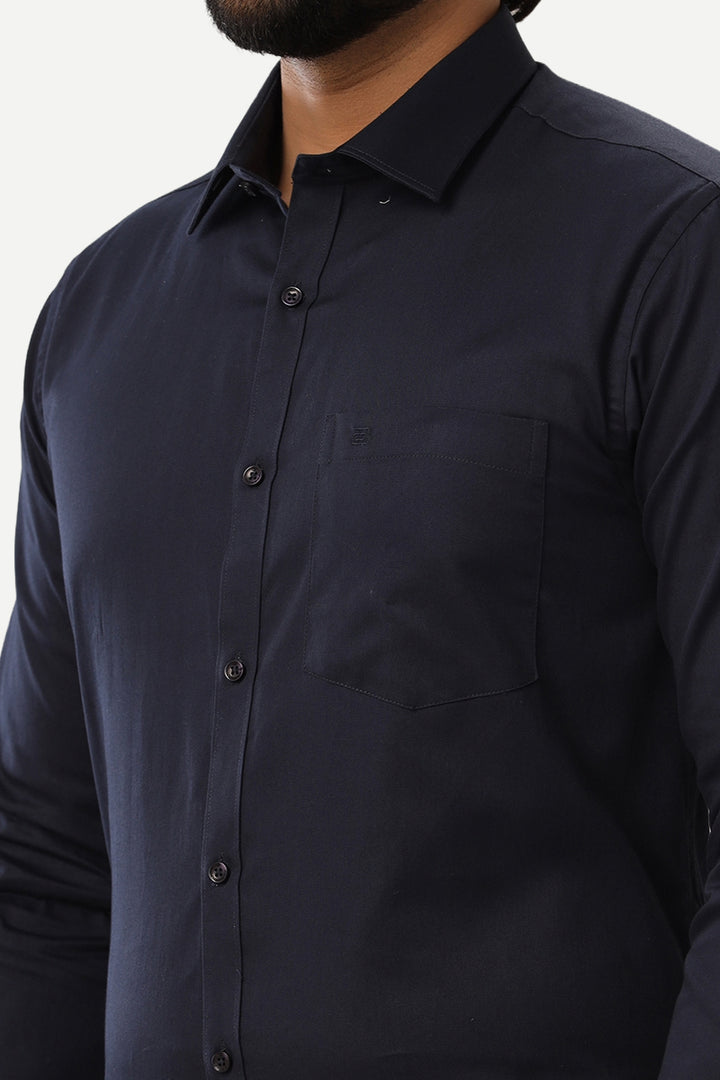 Monti - Navy Formal Shirts for Men | Ariser