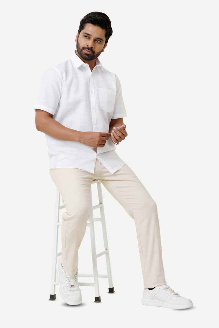 Formal white shirts for men