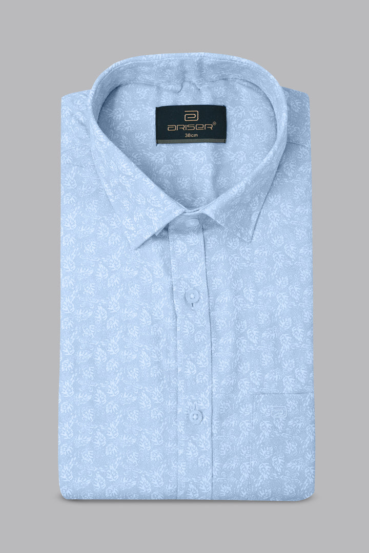 Vudu - Light Blue Shirts For Men | Ariser
