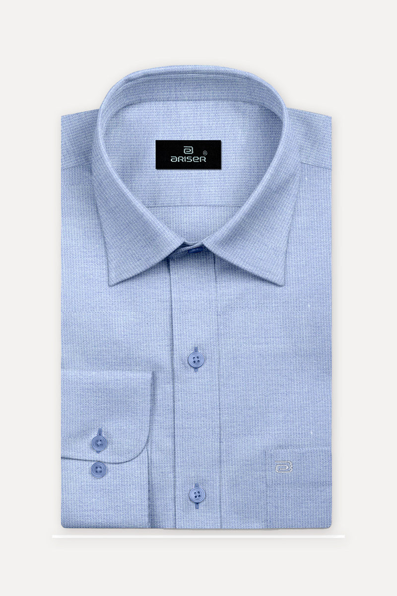 Super Soft - Sky Blue Formal Shirts | SS1504 – Uathayam