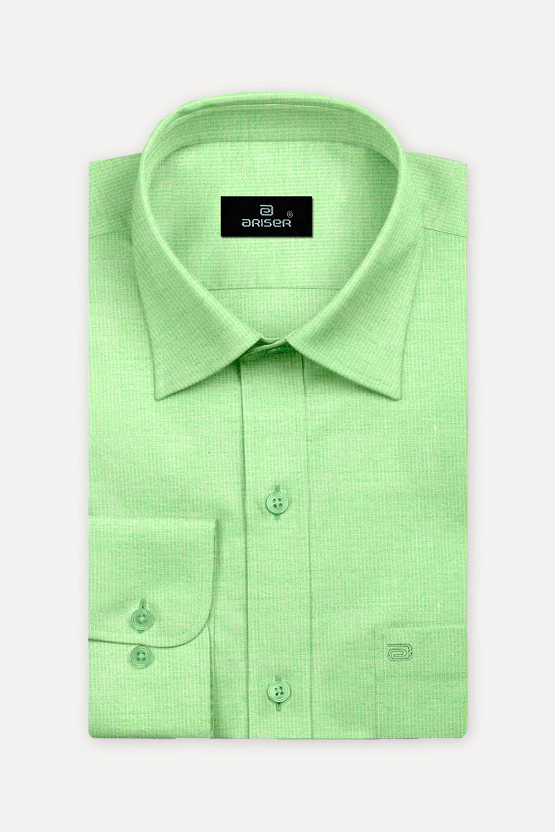 Super Soft - Pale Green Formal Shirts | SS1506