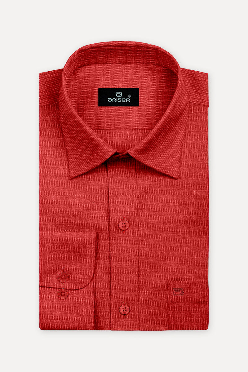 Super Soft - Dark Red Formal Shirts | SS1520 – Uathayam