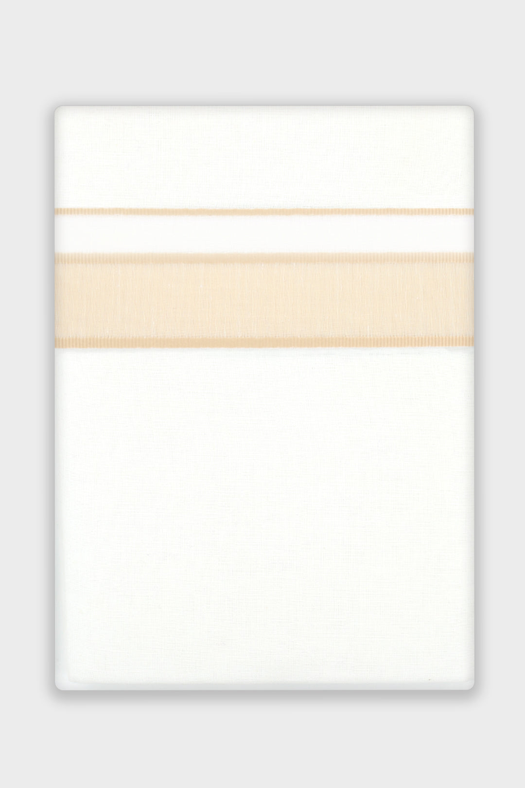 A white with a color border.