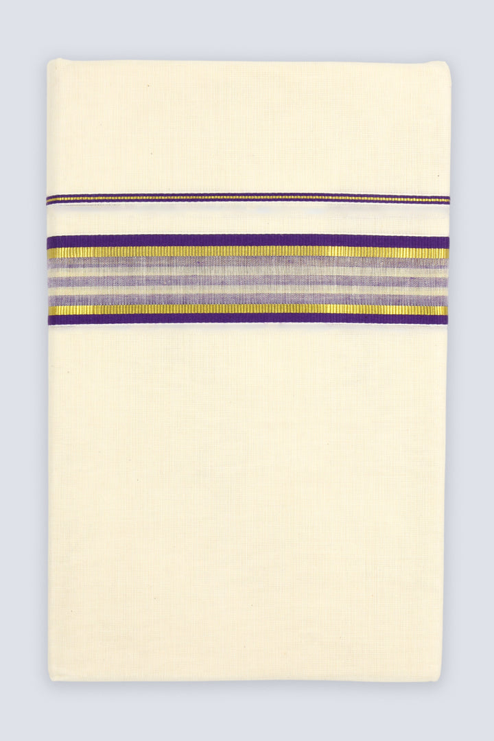 Double Layered Dhoti With Fancy Borders 