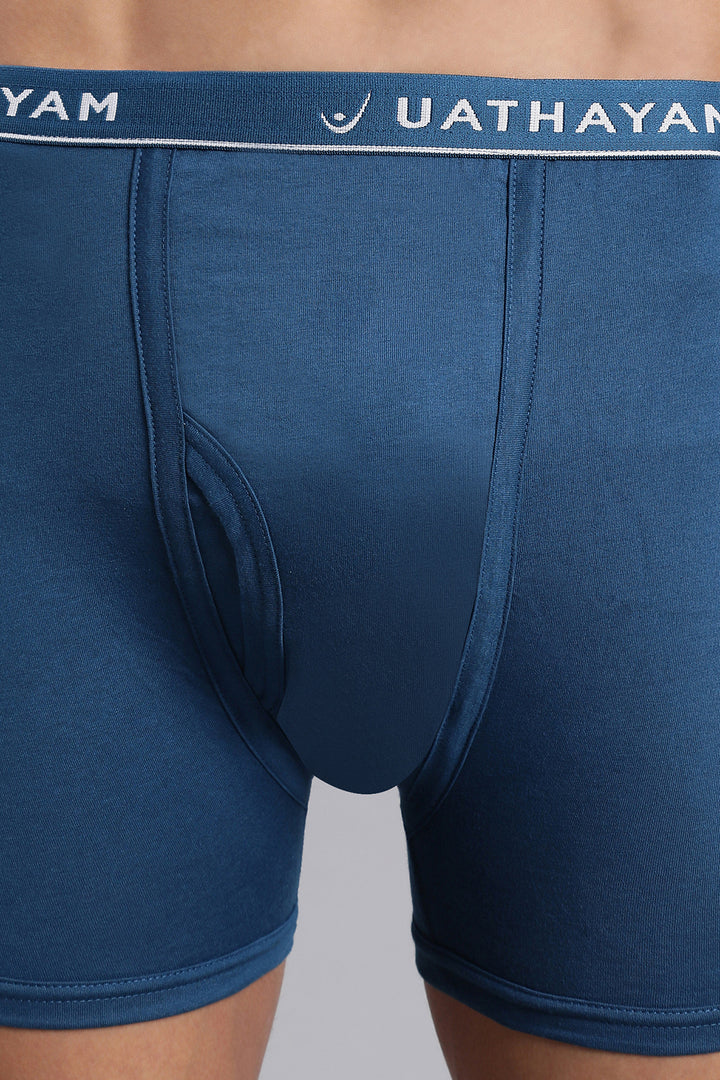 Premium cotton midnight blue men’s trunks Uathayam