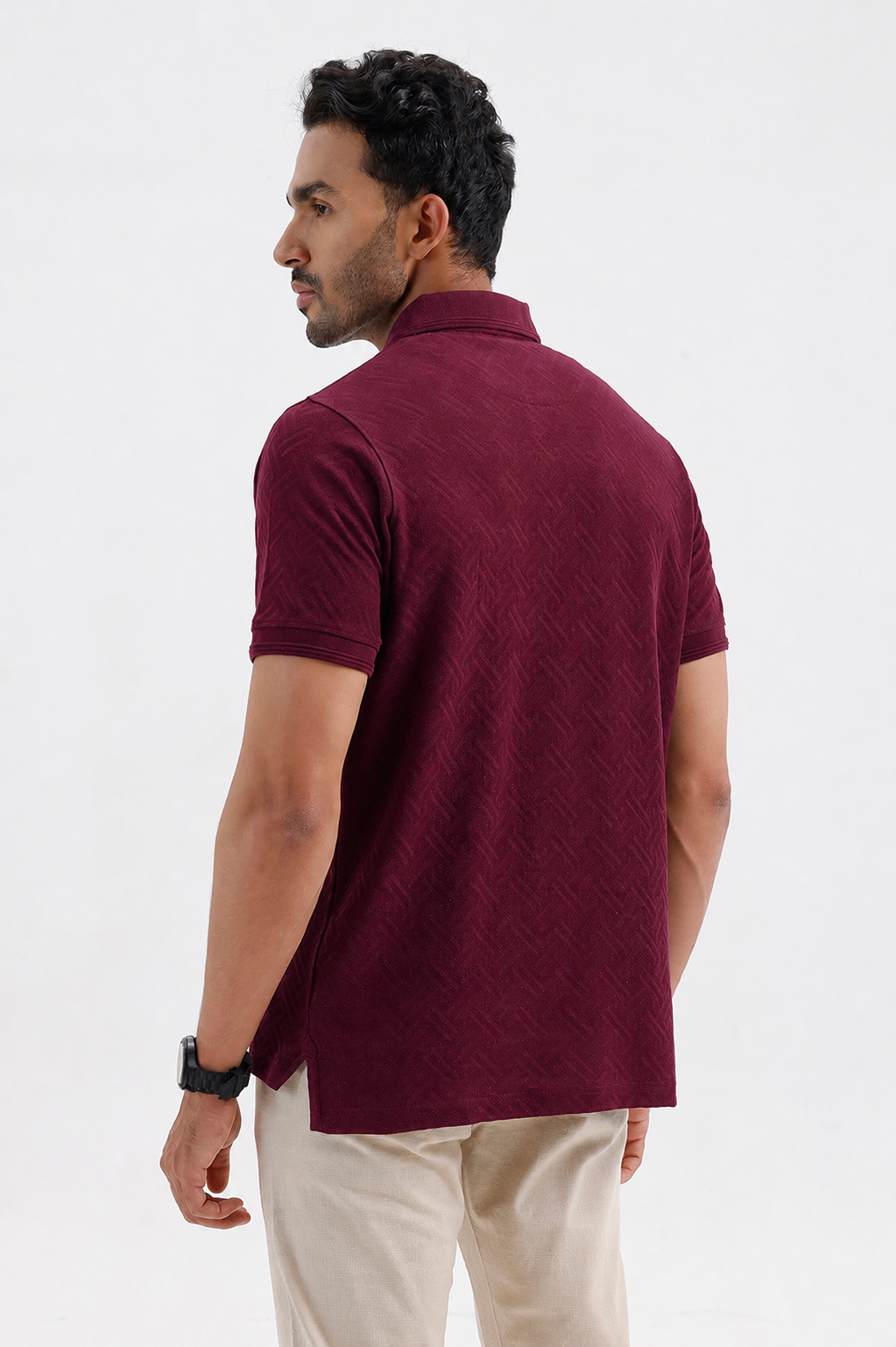 Clark Polo - Garnet Ember T-Shirts For Men | Ariser