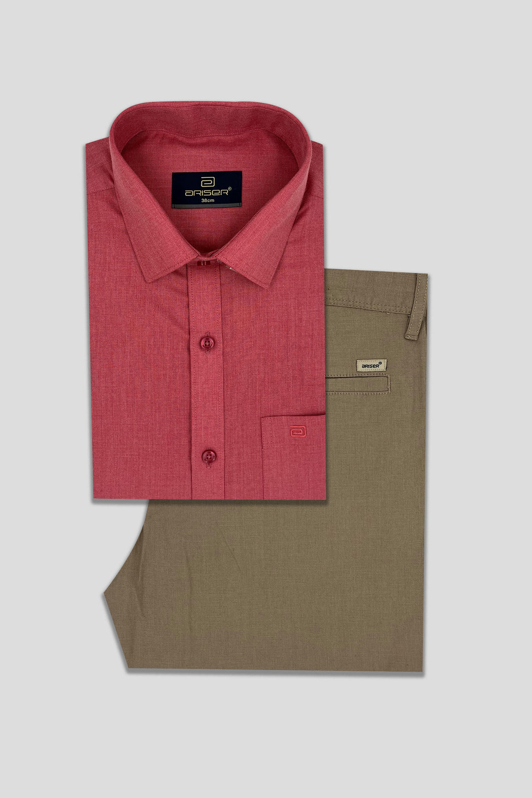 Ruby red shirt for men