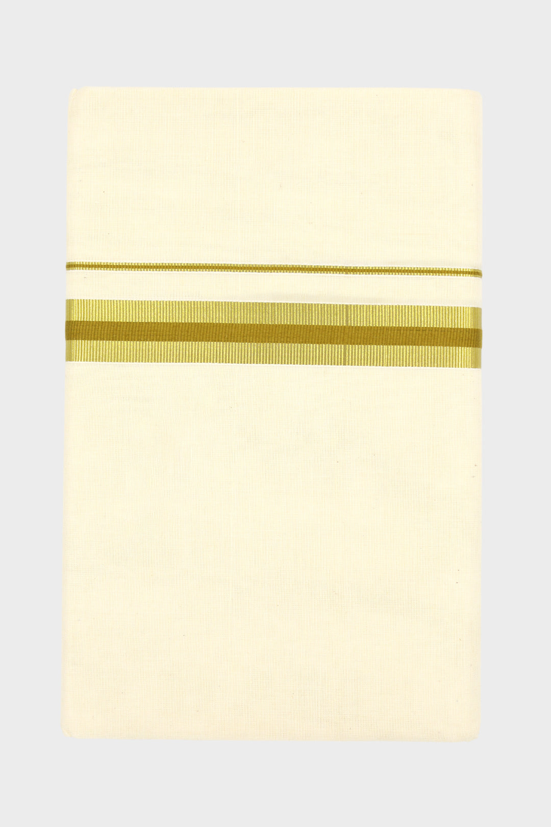 Men's Unesco Korra Antique Gold Double Layered Fancy Border Dhoti