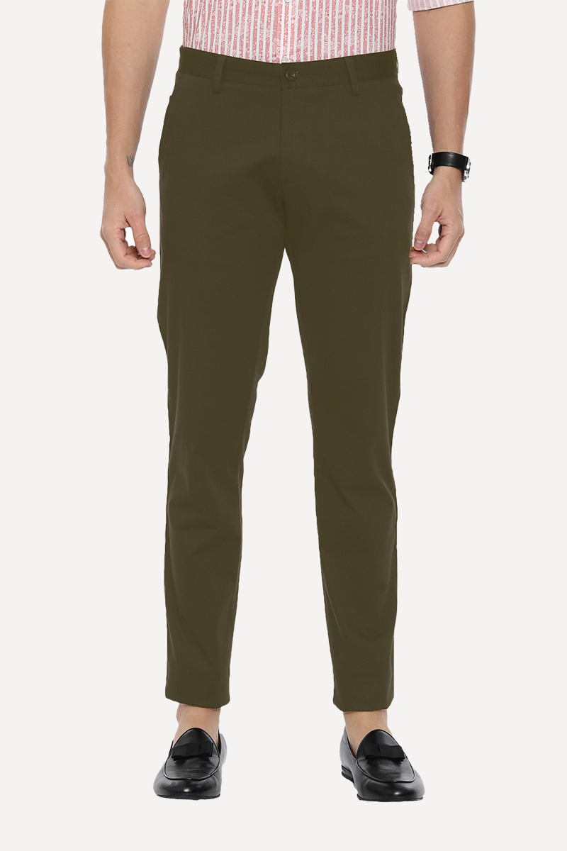 Bronx Chinos - Army Green and Light Tan Pack of 2 Trousers For Men | Ariser
