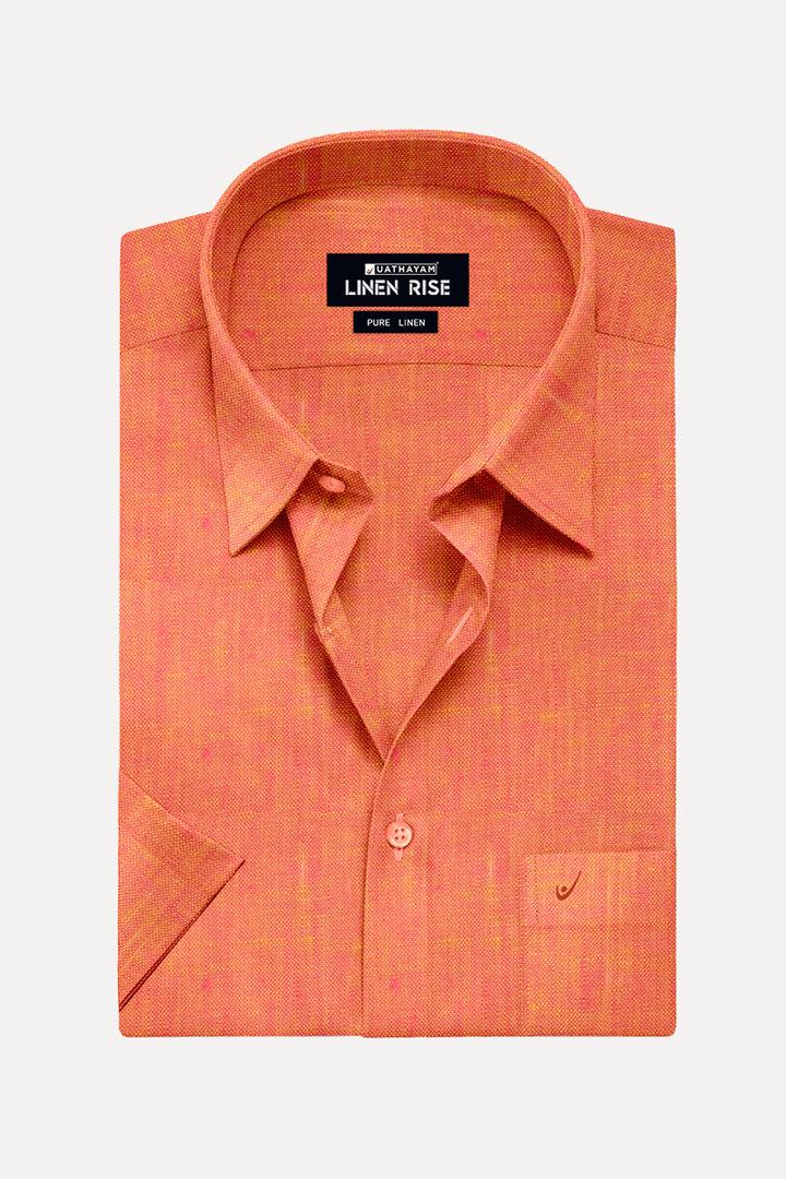 Amber -  Pure Linen Colour Shirts - LC20001