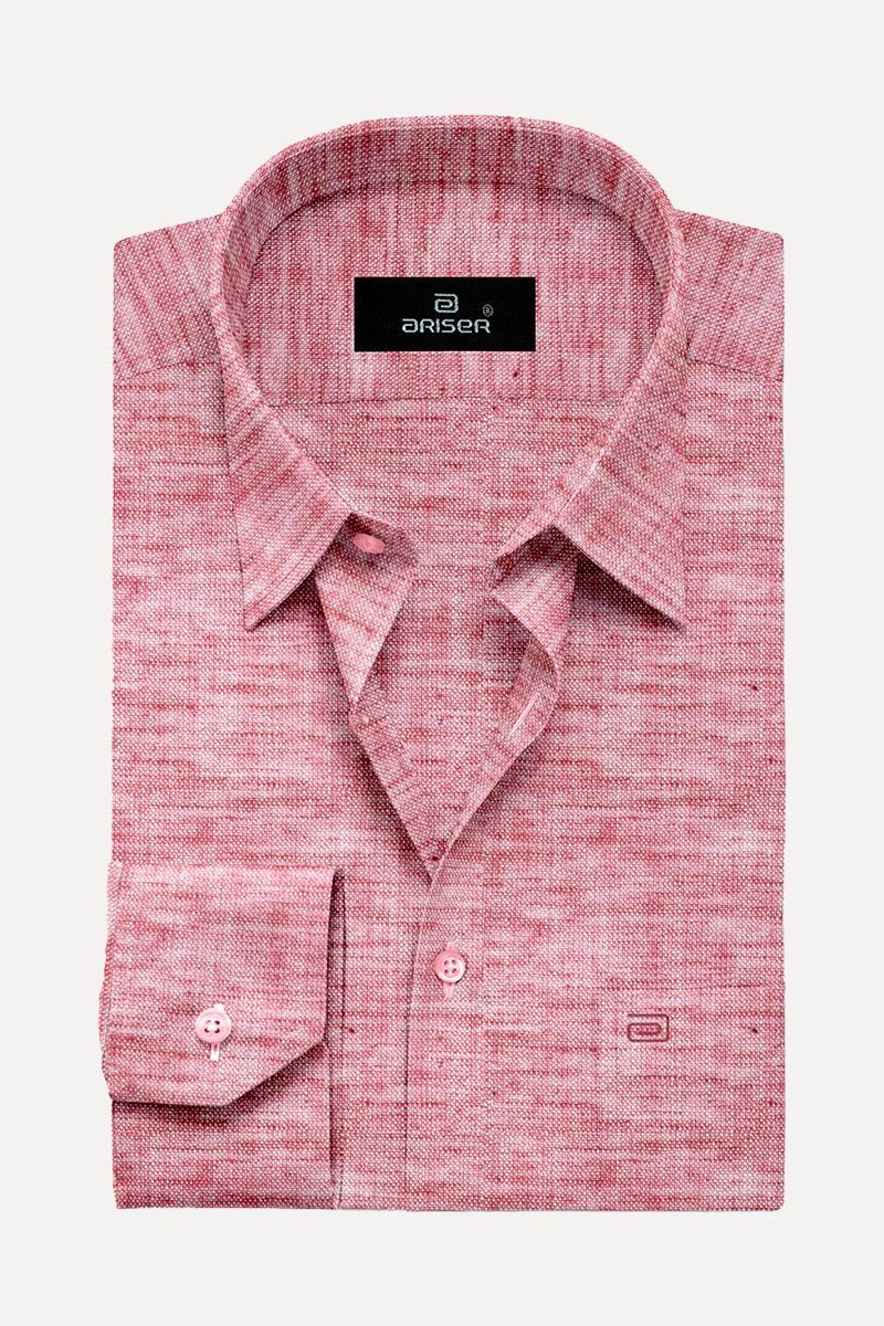 Ariser Linen Feel Solid Cotton Rich Smart Fit Full Sleeve Shirt for Men - LF2004