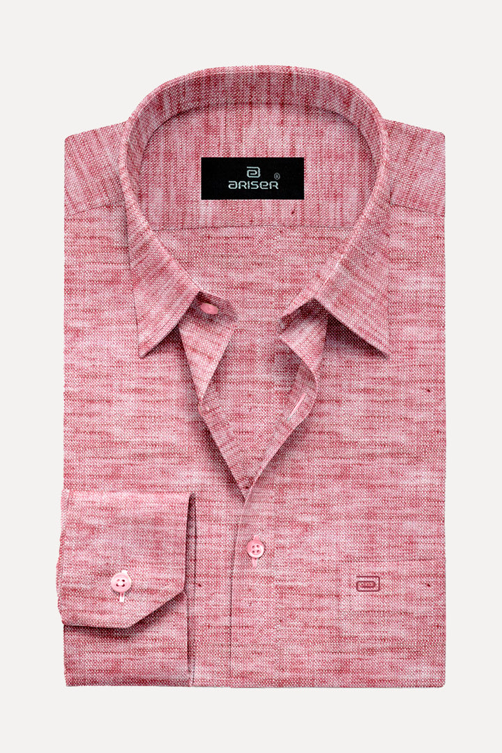 Ariser Linen Feel Solid Cotton Rich Smart Fit Full Sleeve Shirt for Men - LF2004