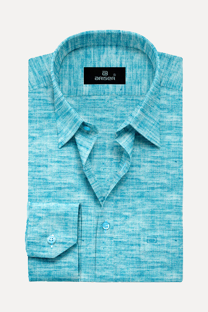 Ariser Linen Feel Solid Cotton Rich Smart Fit Full Sleeve Shirt for Men - LF2006