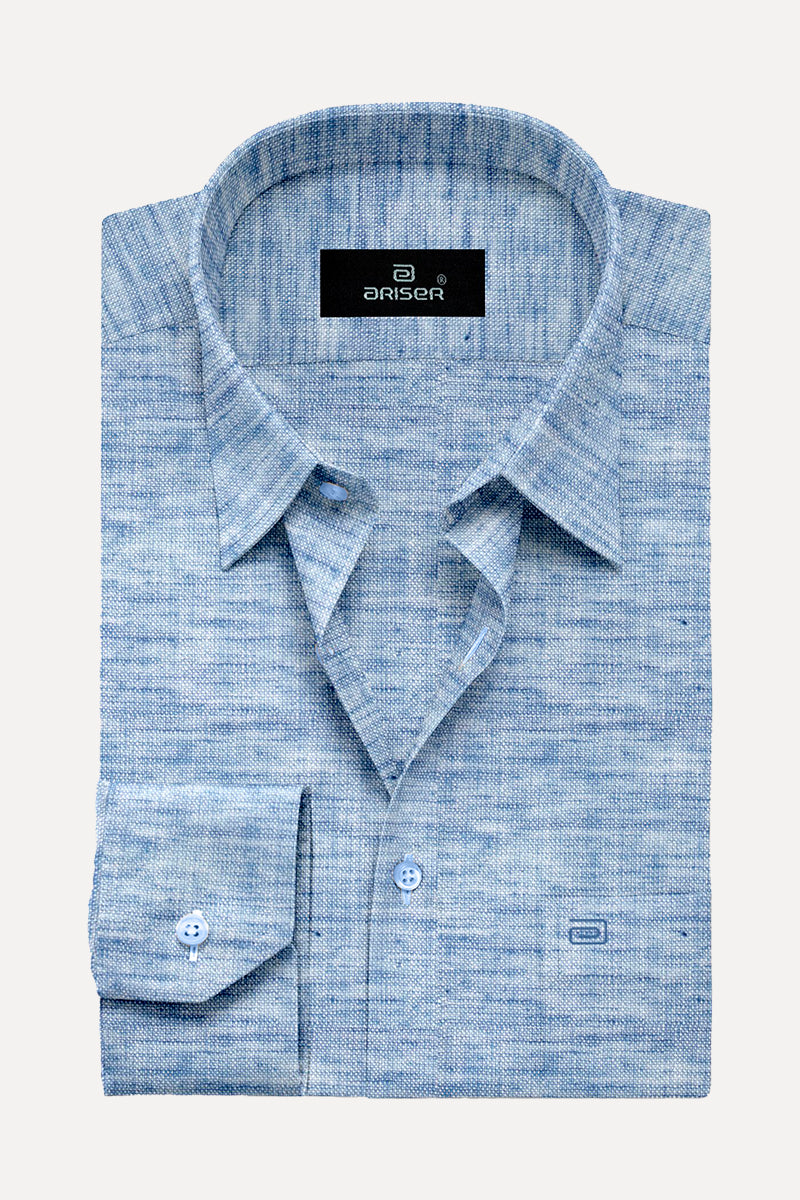 Ariser Linen Feel Solid Cotton Rich Smart Fit Full Sleeve Shirt for Men - LF2008