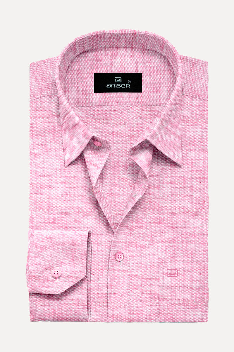 Ariser Linen Feel Solid Cotton Rich Smart Fit Full Sleeve Shirt for Men - LF2012