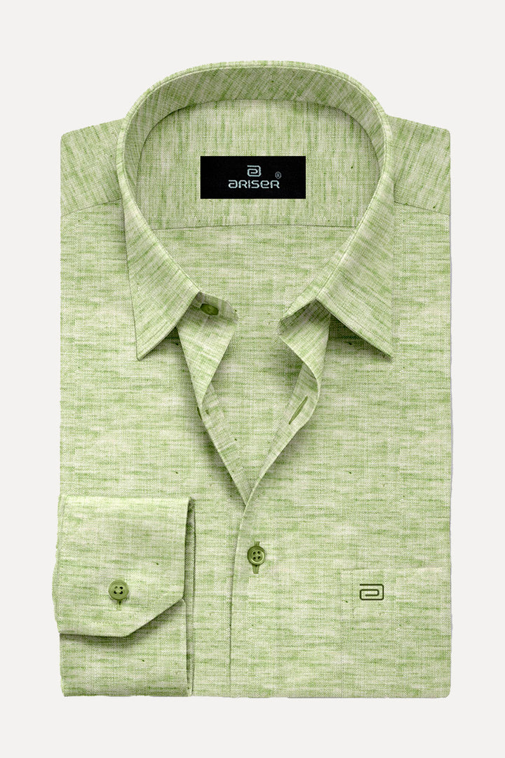 Ariser Linen Feel Solid Cotton Rich Smart Fit Full Sleeve Shirt for Men - LF2014
