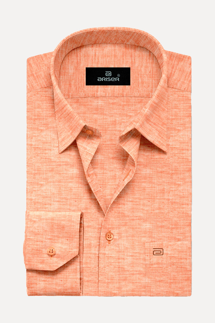 Ariser Linen Feel Solid Cotton Rich Smart Fit Full Sleeve Shirt for Men - LF2015