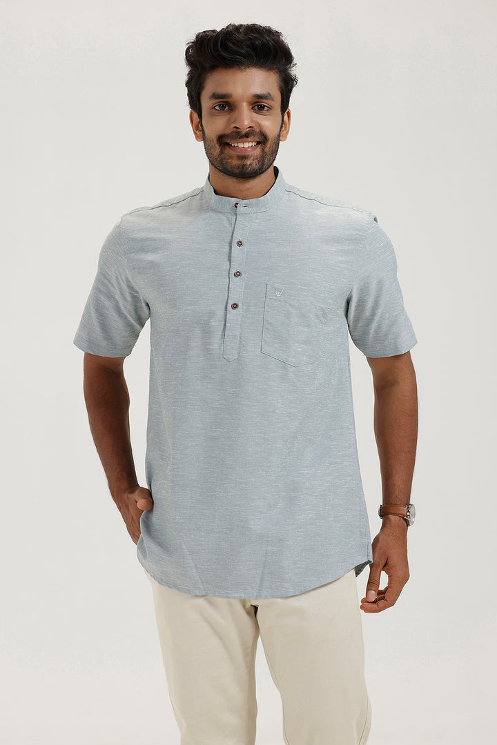 Stylish men’s gray kurta for Casual collection