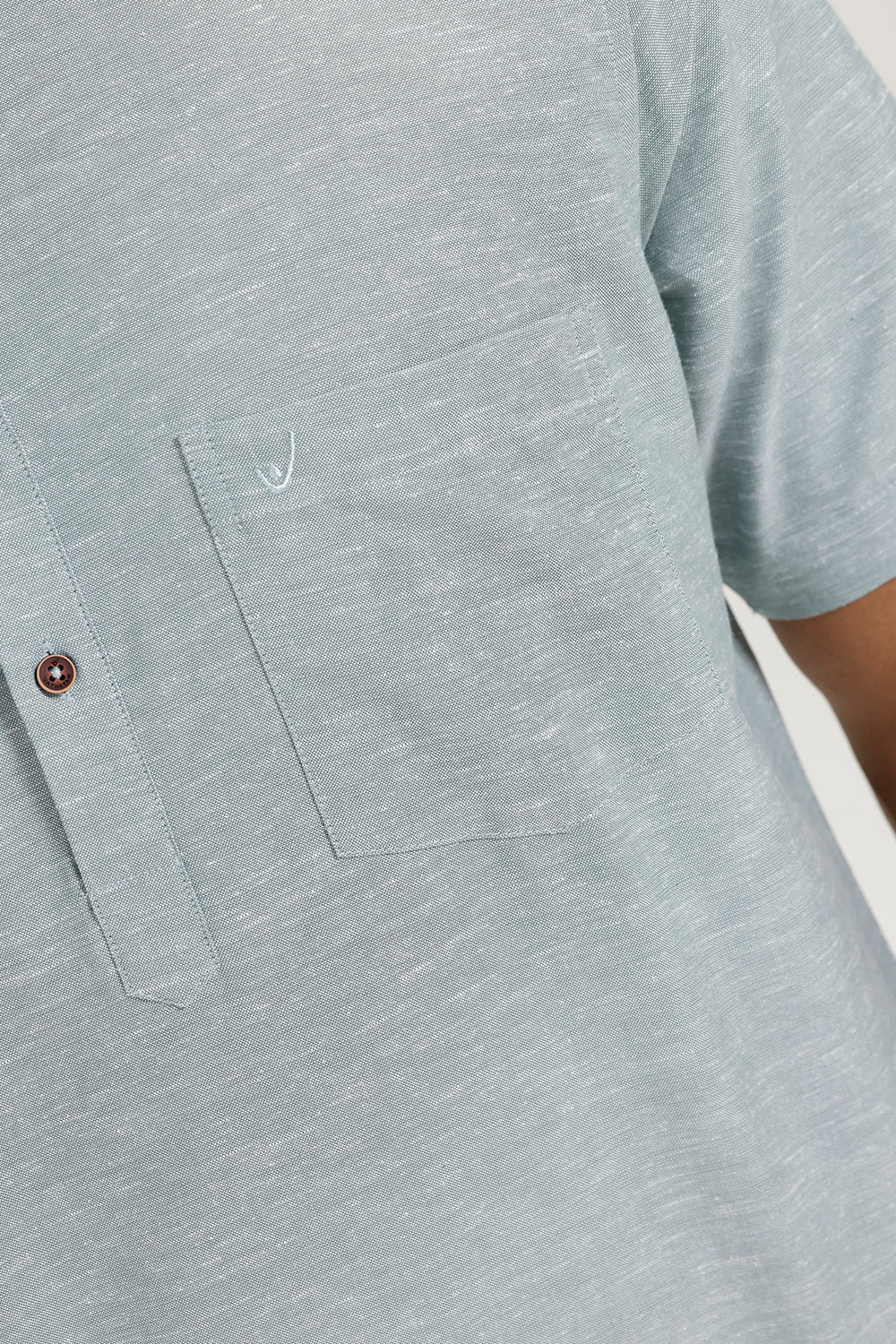 Uathayam light gray short kurta for men