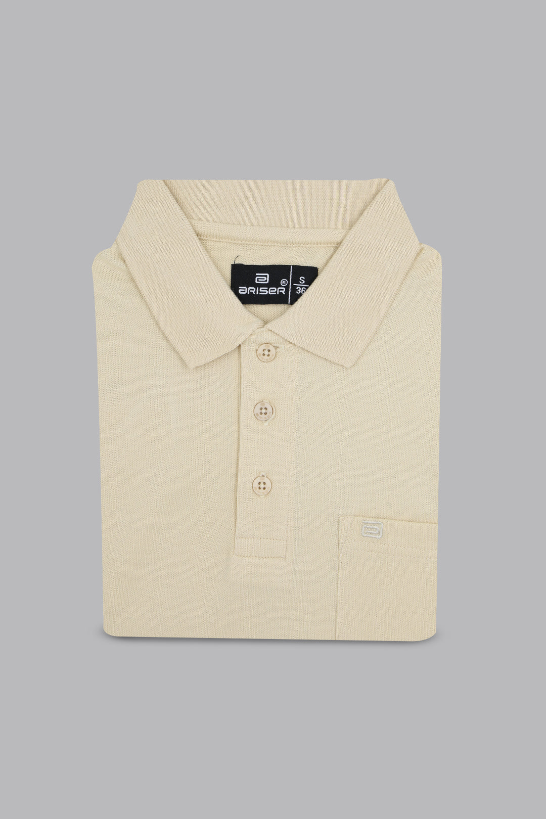 natural cream polo t shirt men